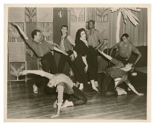 Download the full-sized image of Bobby Lake and Unidentified Dancers in Jewel Box Revue