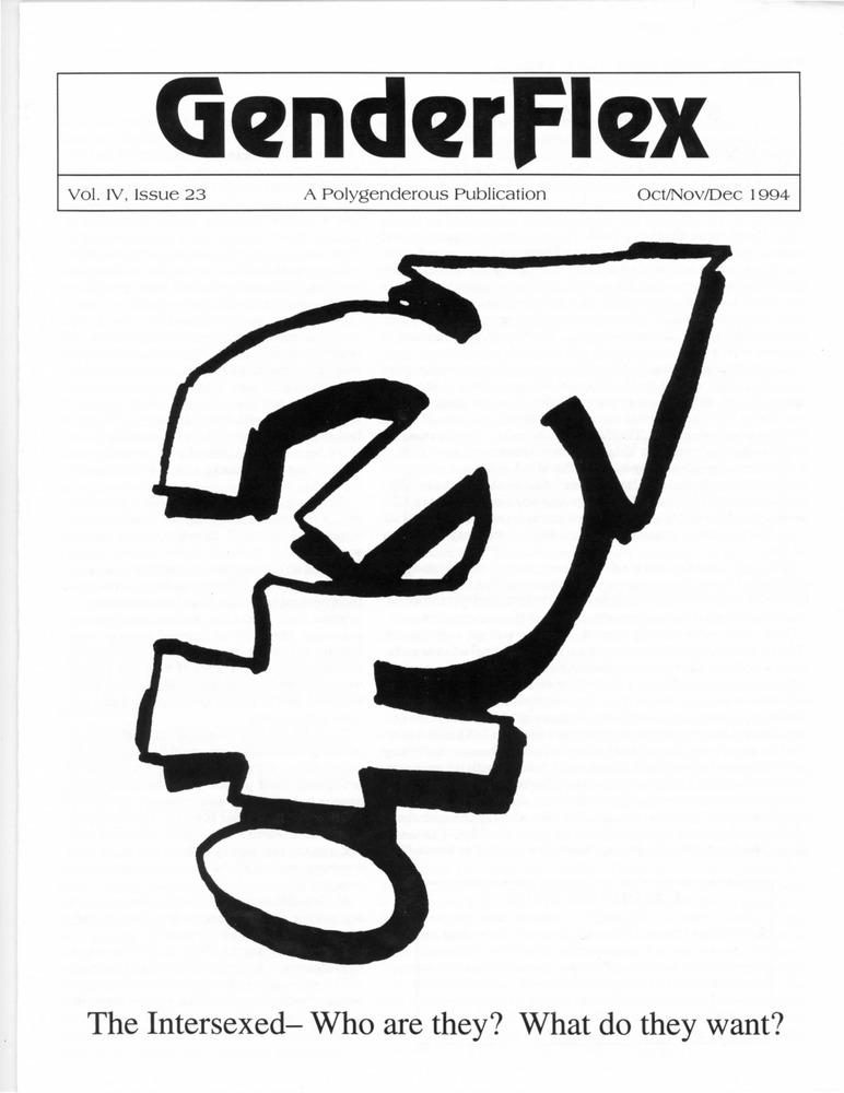 Download the full-sized PDF of GenderFlex, Vol. 4 Issue 23 (Oct/Nov/Dec, 1994)