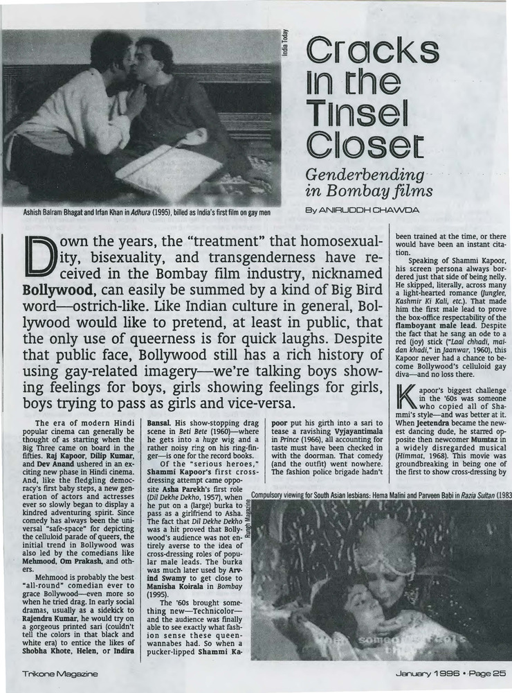 Download the full-sized PDF of Cracks in the Tinsel Closet: Genderbending in Bombay Films