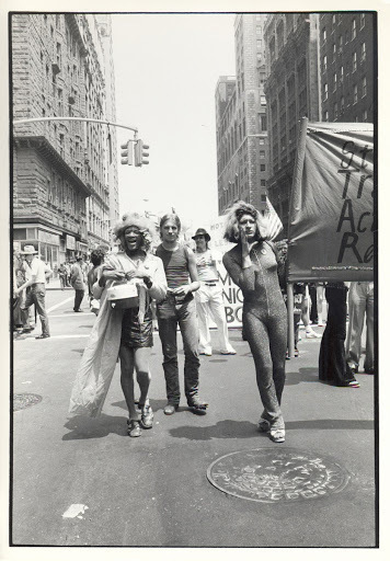 Download the full-sized image of Street Transvestites Action Revolutionaries at the Christopher Street Liberation Day March, 1973