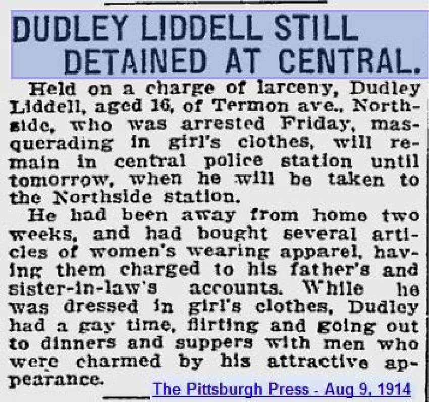 Download the full-sized PDF of Dudley Liddell Still Detained at Central
