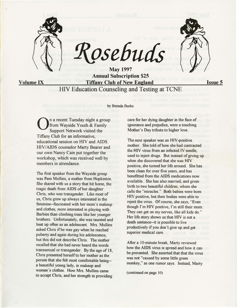 Download the full-sized PDF of Rosebuds Vol. 9 No. 5 (May, 1997)