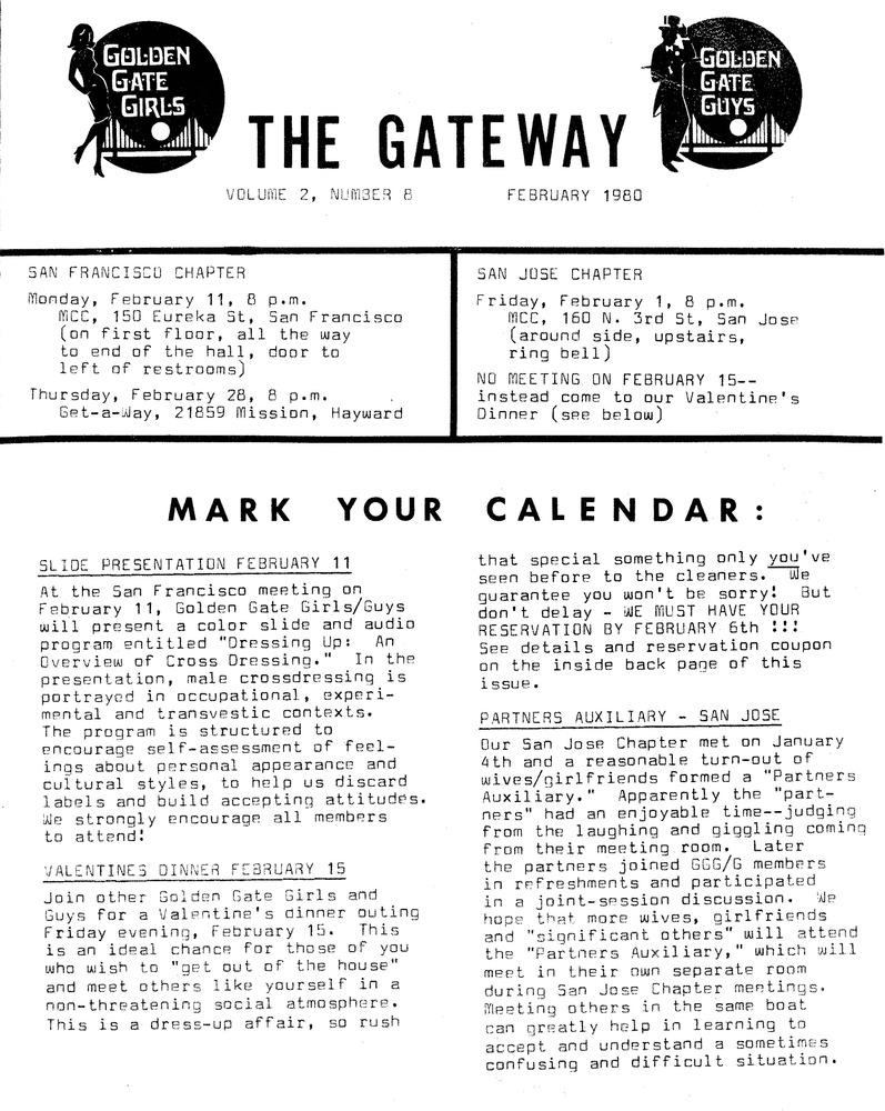 Download the full-sized PDF of The Gateway Vol. 2 No. 8 (February, 1980)