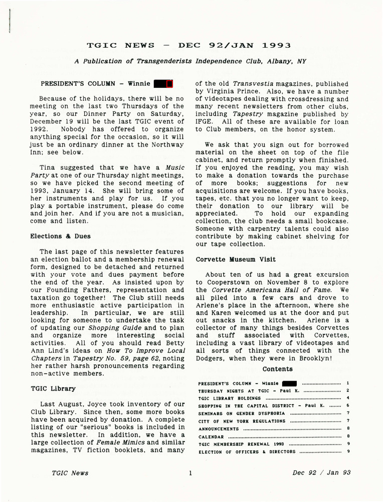 Download the full-sized PDF of TGIC News (December 1992-January 1993)
