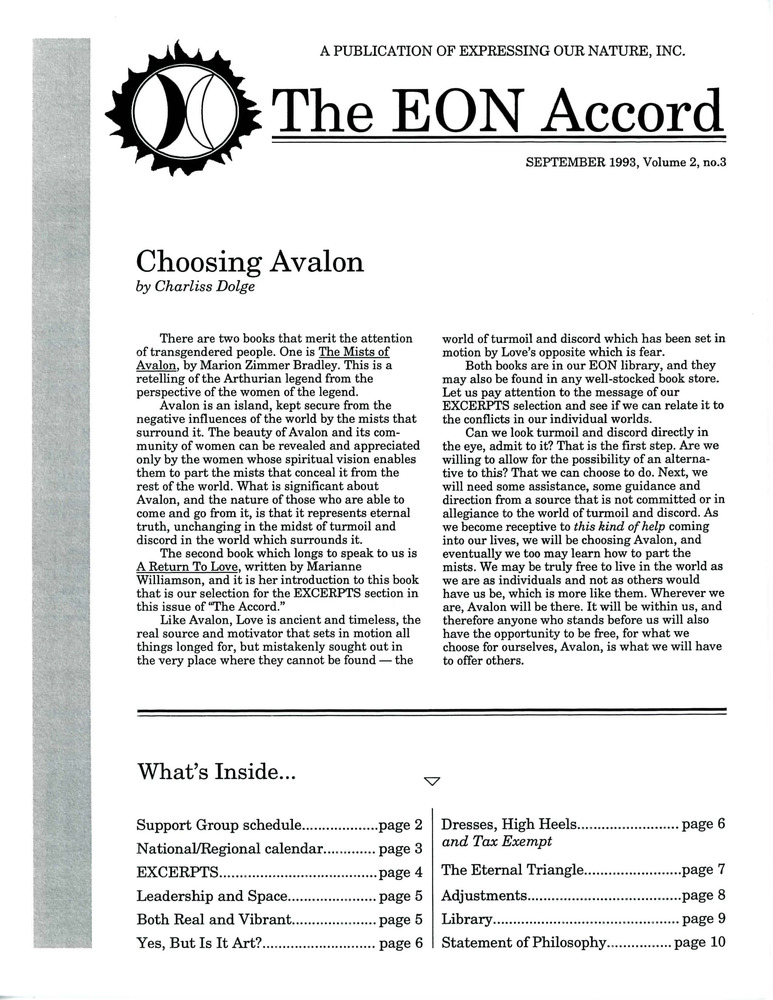 Download the full-sized PDF of The EON Accord Vol. 2 No. 3 (September 1993)