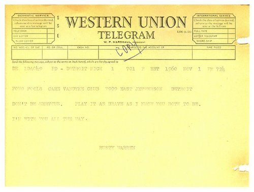 Download the full-sized image of Telegram from Rusty Warren