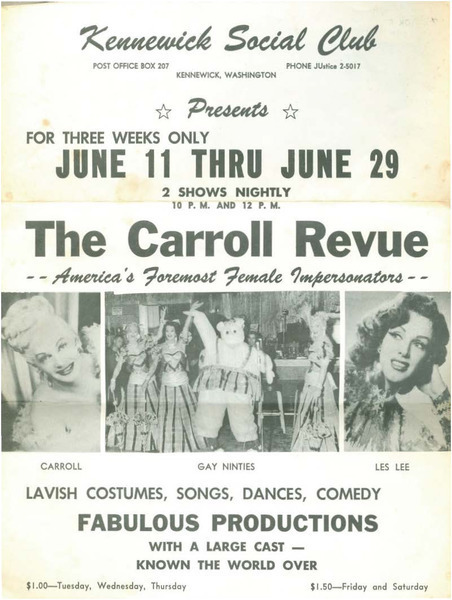 Download the full-sized image of The Kennewick Social Club Presents The Carroll Revue