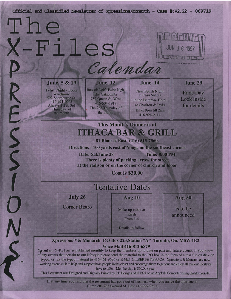 Download the full-sized PDF of The Xpressions X-Files Newsletter Vol. 2 No. 22