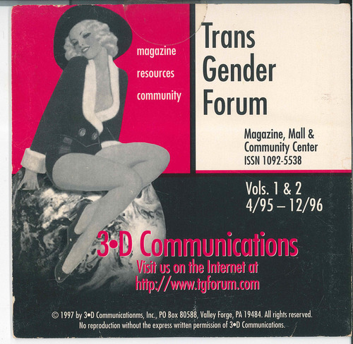 Download the full-sized image of Transgender Forum Compilation CD, Vol. 1 & 2