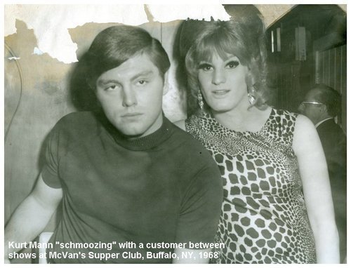 Download the full-sized image of Kurt Mann and an Unknown Person at McVan's Supper Club