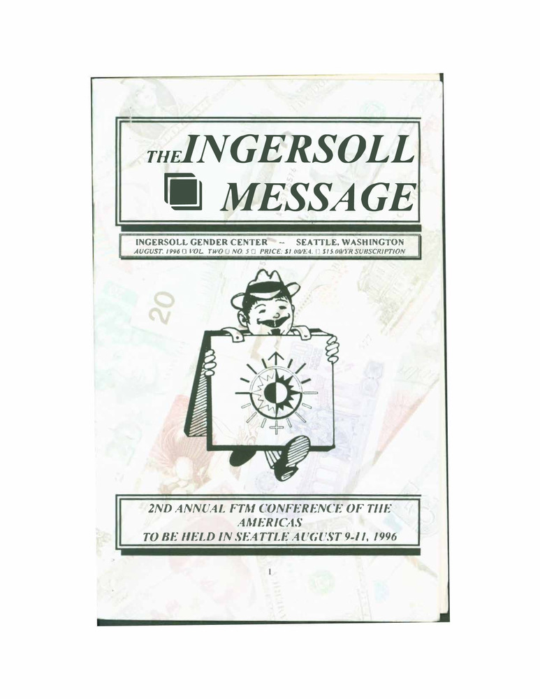 Download the full-sized PDF of The Ingersoll Message, Vol. 2 No.5 (August, 1996)