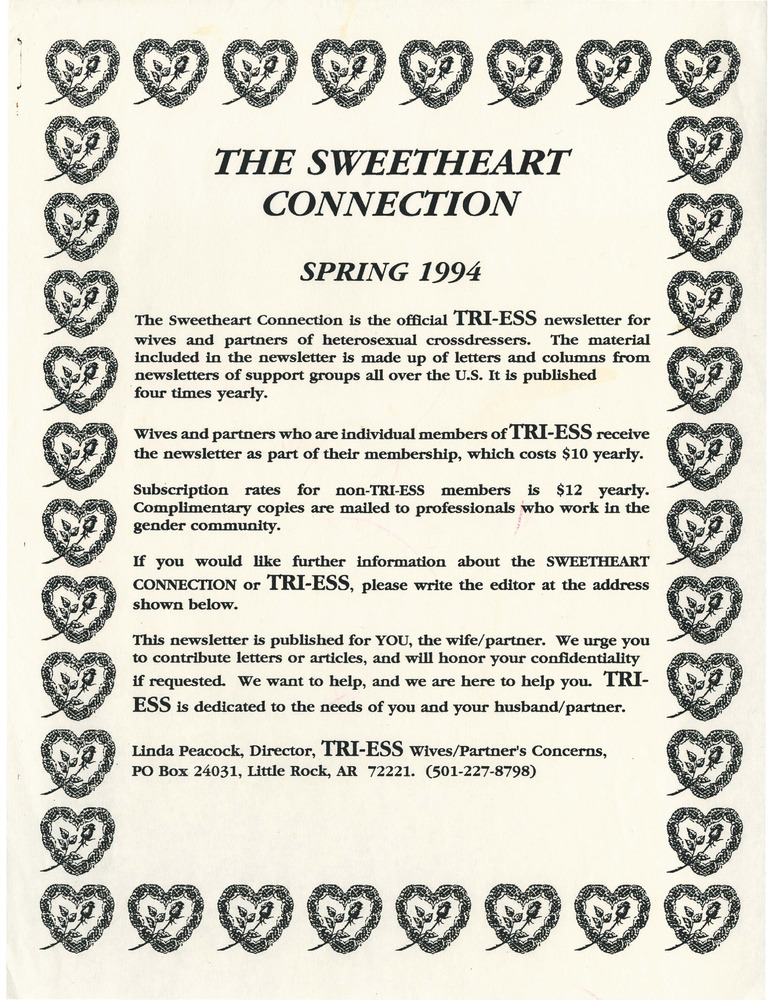 Download the full-sized PDF of The Sweetheart Connection Flyer (Spring 1994)
