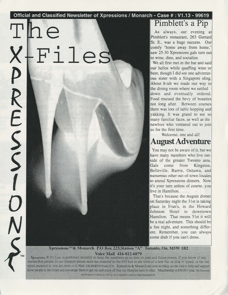 Download the full-sized PDF of The Xpressions X-Files Newsletter Vol. 1 No. 13