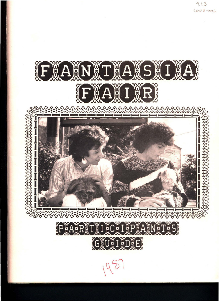 Download the full-sized PDF of Fantasia Fair Participants' Guide (Oct. 15 - 25, 1987)
