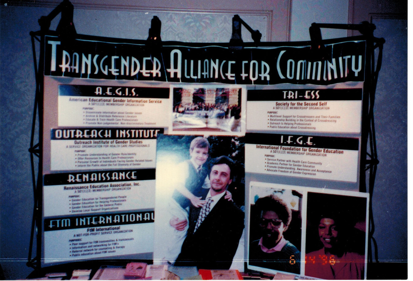 Download the full-sized image of Informational Display for Transgender Alliance