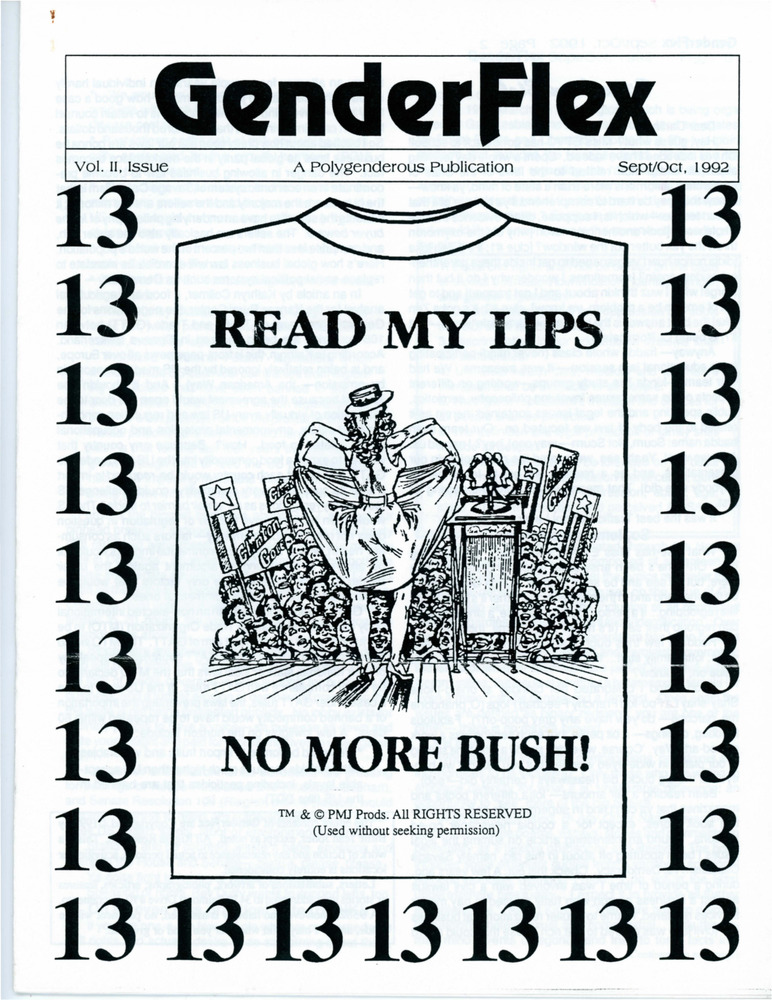 Download the full-sized PDF of GenderFlex,  Vol. 2  Issue 13 (September/October, 1992)