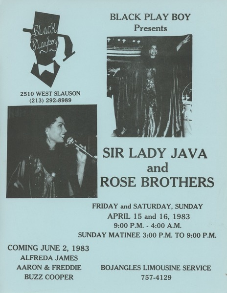Download the full-sized image of Black Play Boy Presents Sir Lady Java and Rose Brothers