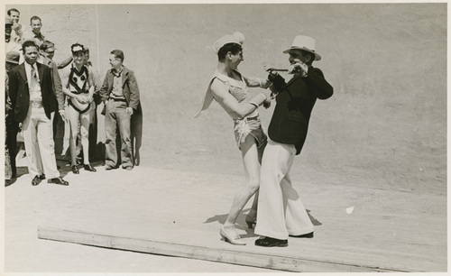 Download the full-sized image of Vaudeville Act Dancing Together