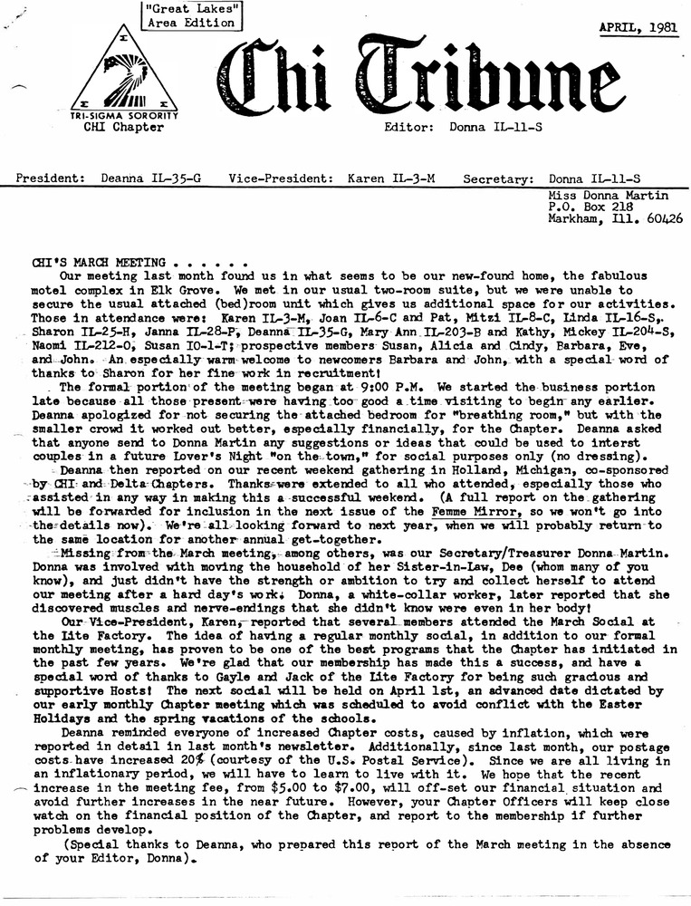 Download the full-sized PDF of Chi Tribune (April, 1981)
