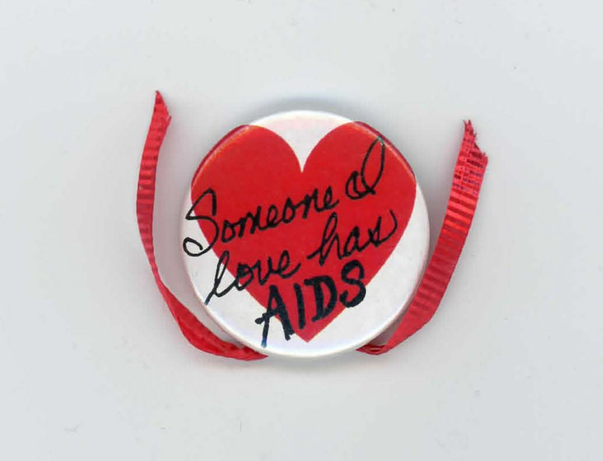 Download the full-sized PDF of Someone I Love Has AIDS Pin