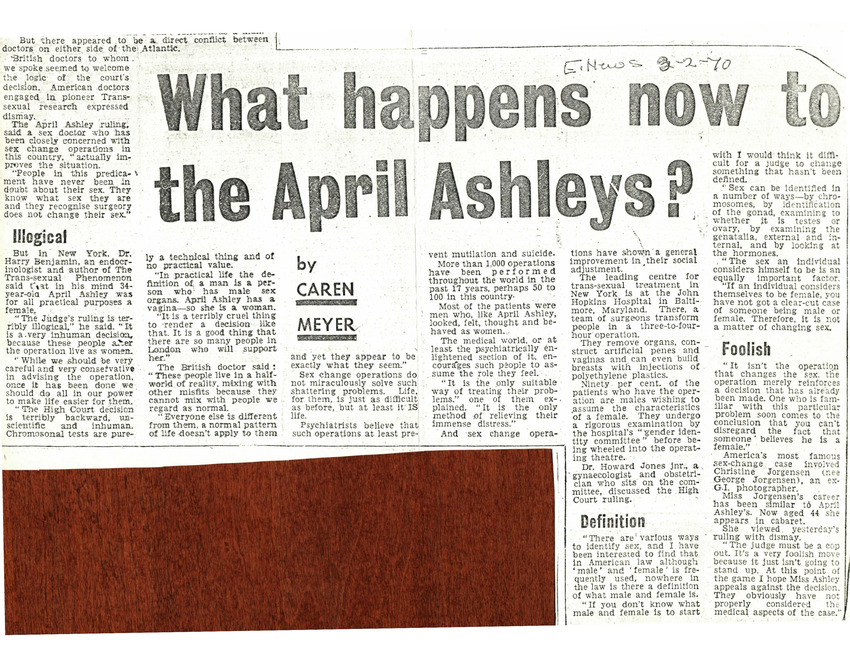 Download the full-sized PDF of What Happens Now to the April Ashleys?