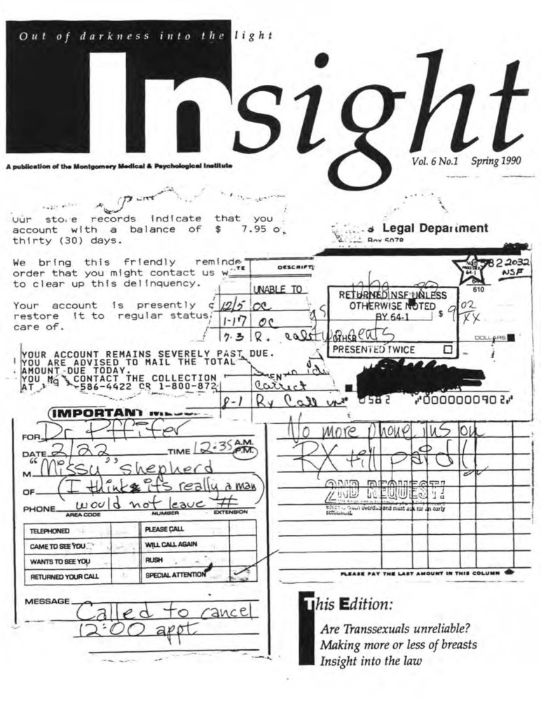 Download the full-sized PDF of Insight Volume 6 Number 1 (Spring 1990)