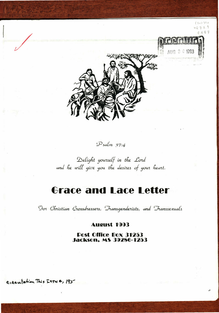 Download the full-sized PDF of Grace and Lace Letter Issue B (August 30, 1993)