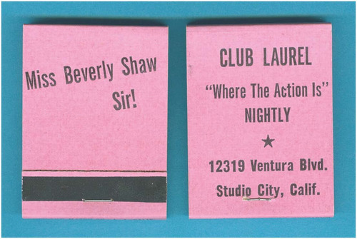Download the full-sized image of Club Laurel Matchbox