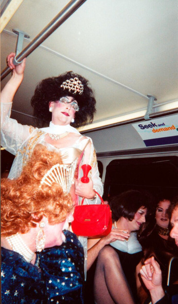 Download the full-sized image of Drag Queens from Indianapolis Bag Ladies AIDS Fundraising Crawl