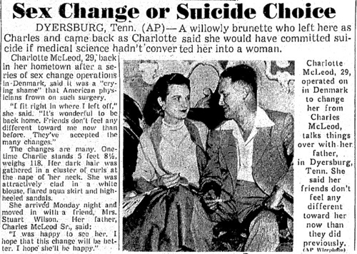 Download the full-sized image of Sex Change or Suicide Choice