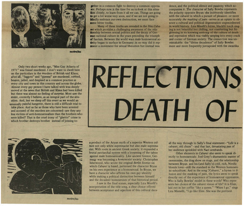 Download the full-sized image of Reflections on the Death of a Queen