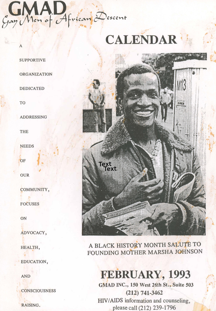 Download the full-sized PDF of A Black History Month Salute to Founding Mother Marsha Johnson