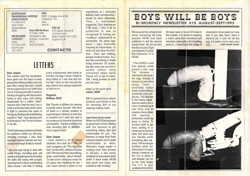 Download the full-sized PDF of Boys Will Be Boys, No. 15 (August-September, 1993)