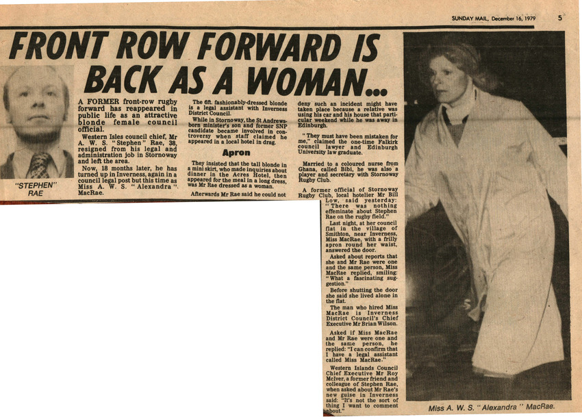 Download the full-sized PDF of Front Row Forward Is Back As A Woman...