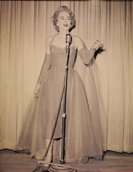 Download the full-sized image of Christine Jorgensen Performs on Stage at the Silver Slipper