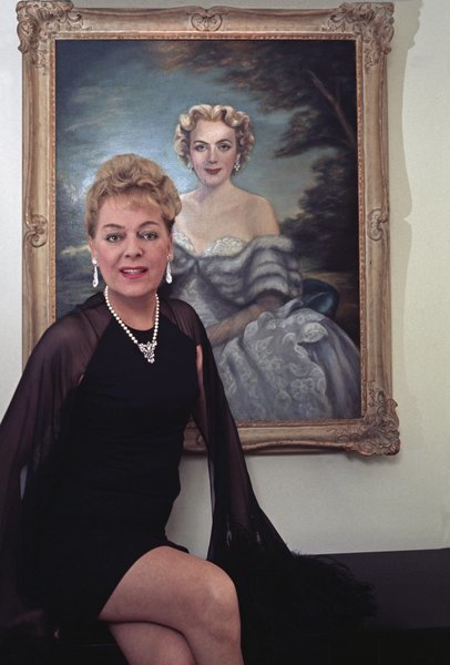 Download the full-sized image of Christine Jorgensen at her Home in Hollywood, California