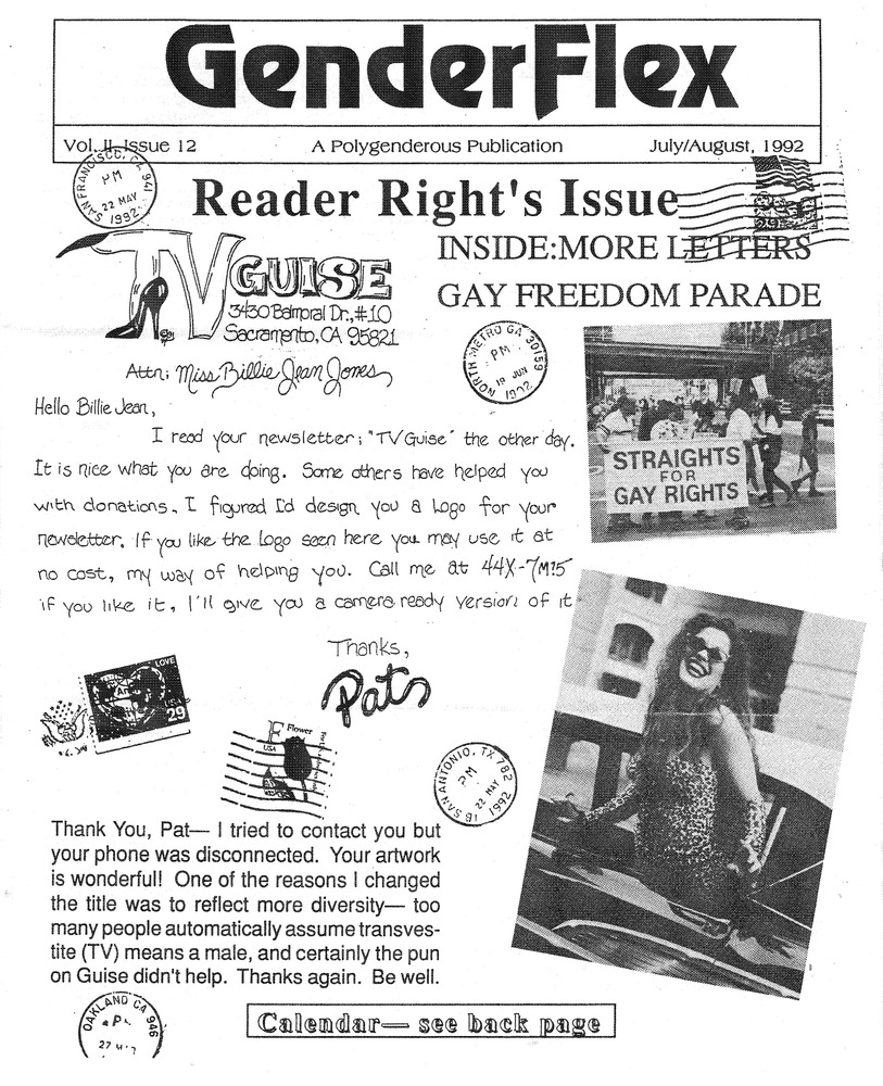 Download the full-sized PDF of GenderFlex Vol. II Issue 12 (July/August 1992)