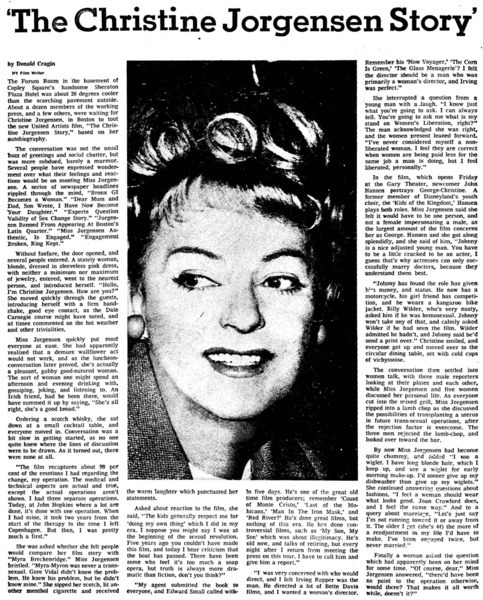 Download the full-sized image of 'The Christine Jorgensen Story'