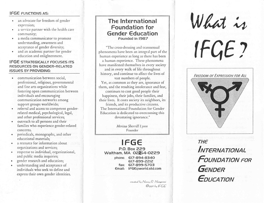 Download the full-sized PDF of What is IFGE?