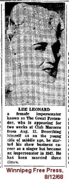 Download the full-sized image of Lee Leonard, The Great Pretender