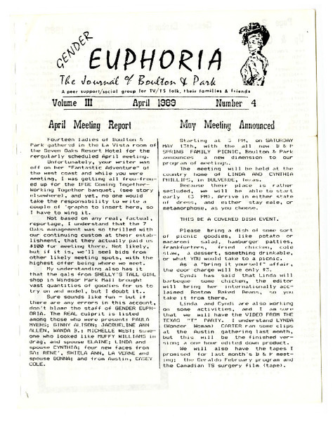 Download the full-sized image of Gender Euphoria (1987-1991)