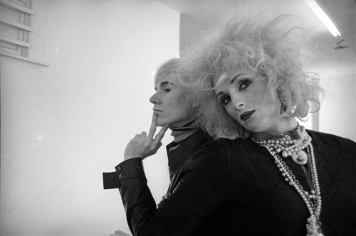Download the full-sized image of Candy Darling and Andy Warhol