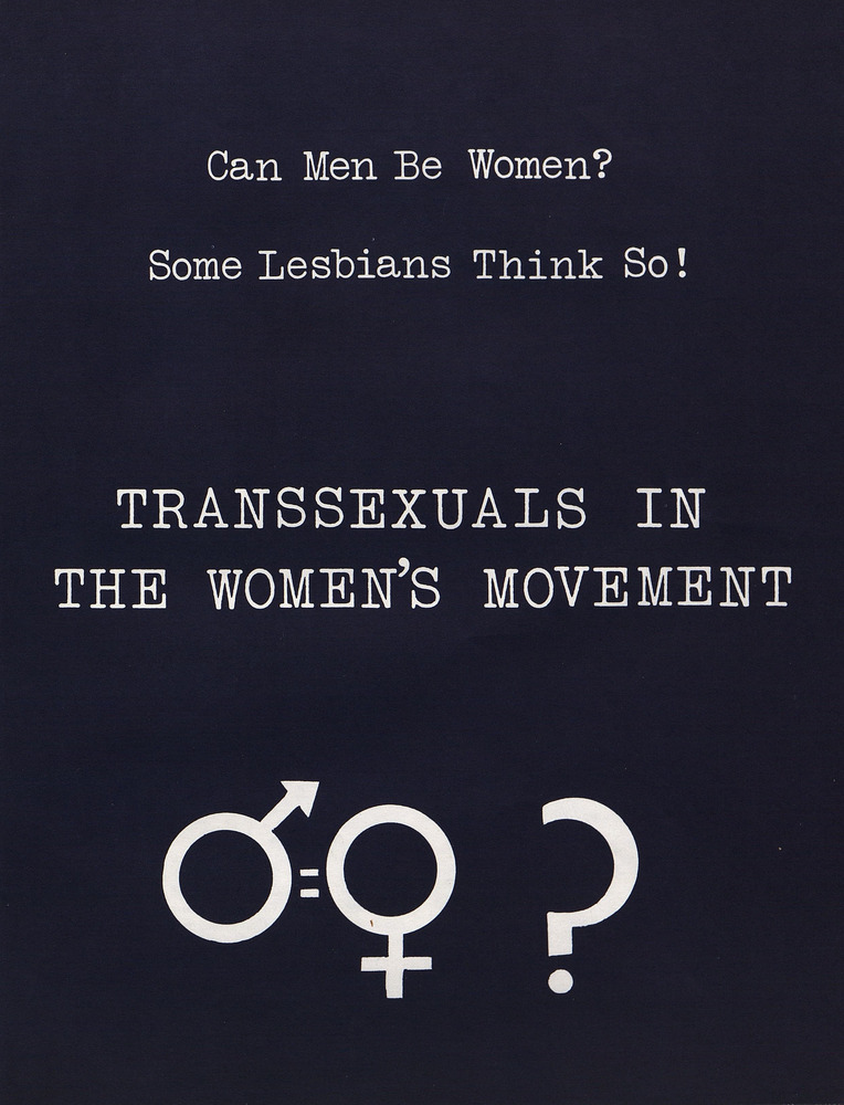 Download the full-sized PDF of Can Men Be Women? Some Lesbians Think So!