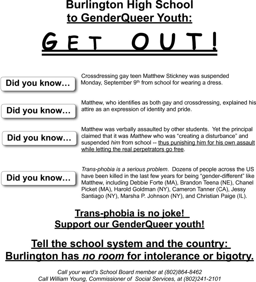Download the full-sized PDF of Support Our GenderQueer Youth! Flyer