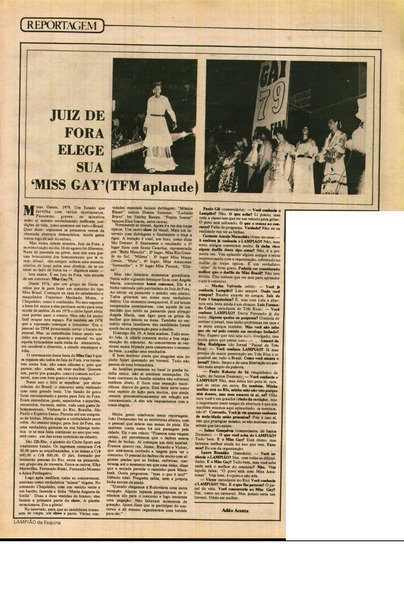 Download the full-sized image of Juiz de Fora elege sua 'Miss Gay' (TFM aplaude)