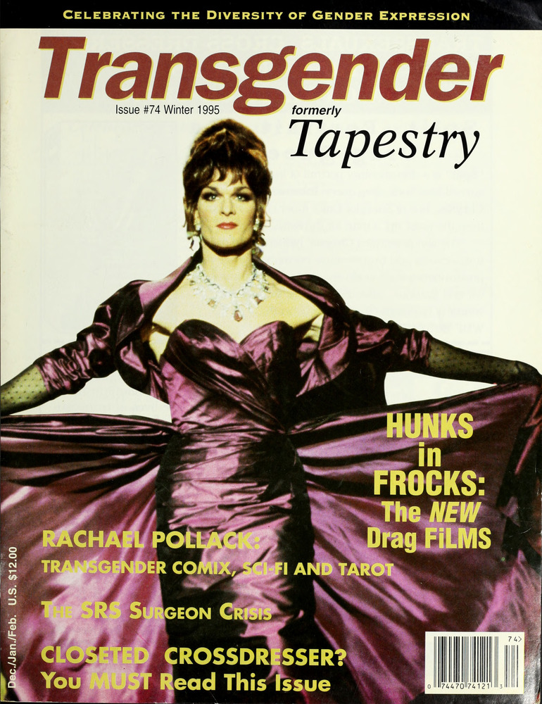 Download the full-sized image of Transgender Tapestry Issue 74 (Winter, 1995)