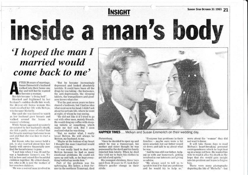 Download the full-sized PDF of Inside a Man's Body (October 31, 1993)