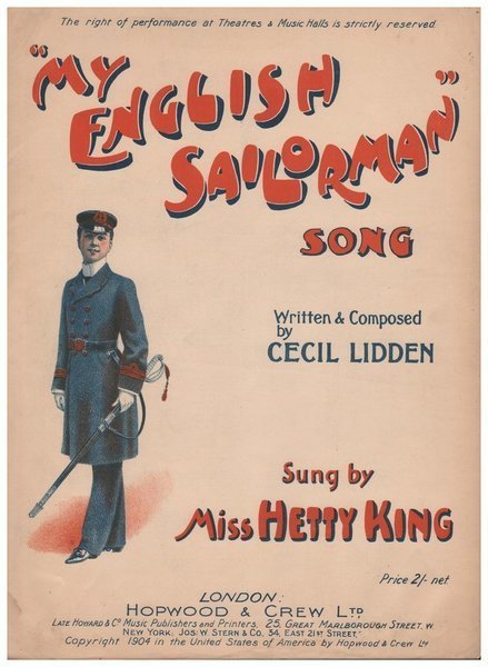 Download the full-sized image of "My English Sailorman" Song