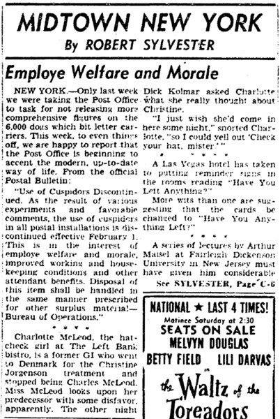 Download the full-sized image of Midtown New York: Employe [sic] Welfare and Morale