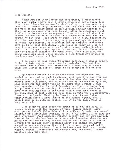 Download the full-sized image of Letter from Barbara to Rupert Raj (February 26, 1989)
